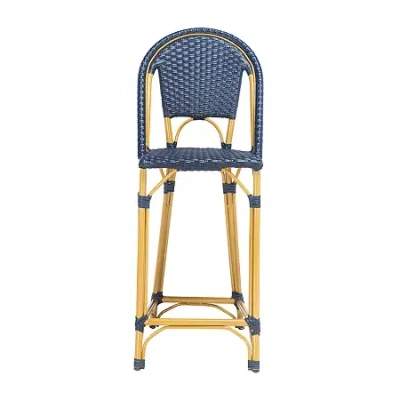 Safavieh Zaid Bar Stool In Blue