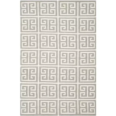 Safavieh Zarif Hand Woven Flat Weave Area Rug In Gray