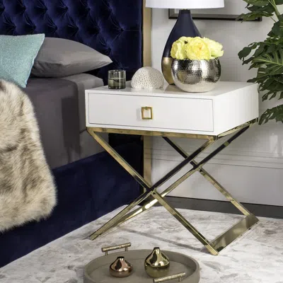 Safavieh Zarina Modern Cross Leg End Table In Multi