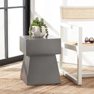 SAFAVIEH ZEN INDOOR/OUTDOOR ACCENT TABLE,VNN1000A