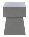 Safavieh Zen Indoor/outdoor Mushroom Modern Concrete 18.1-inch H Accent Table
