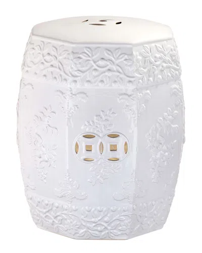 Safavieh Zen Ren Garden Stool In White