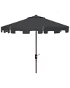 Safavieh Zimmerman 11ft Market Umbrella In Black