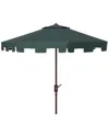 Safavieh Zimmerman 11ft Market Umbrella In Green