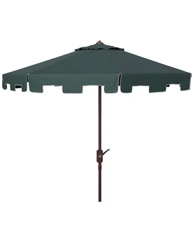 Safavieh Zimmerman 11ft Market Umbrella In Green