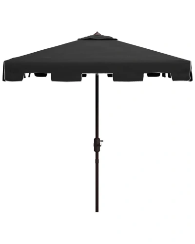 Safavieh Zimmerman 7.5' Square Umbrella In Black