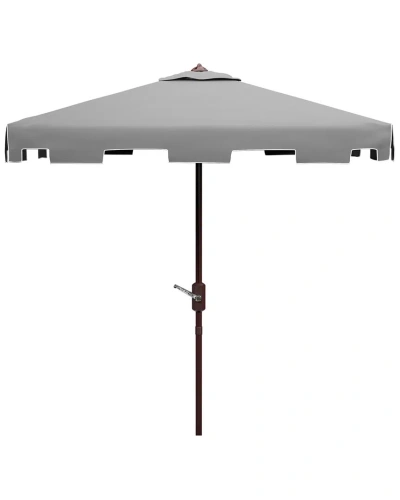 Safavieh Zimmerman 7.5' Square Umbrella In Grey