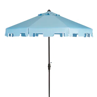 SAFAVIEH ZIMMERMAN 9 FT CRANK MARKET UMBRELLA,PAT8000D