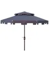 Safavieh Zimmerman 9ft Double Top Market Umbrella In White
