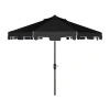 Safavieh Zimmerman Collection Patio Umbrella In Black