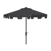 Safavieh Zimmerman Collection Patio Umbrella In Black