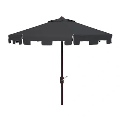 Safavieh Zimmerman Collection Patio Umbrella In Black