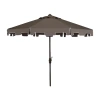 Safavieh Zimmerman Collection Patio Umbrella In Gray
