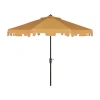 Safavieh Zimmerman Collection Patio Umbrella In Yellow