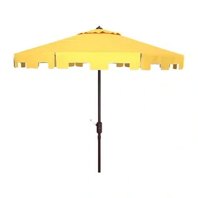 Safavieh Zimmerman Collection Patio Umbrella In Yellow