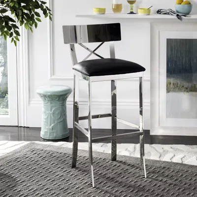 Safavieh Zoey Bar Stool In Black