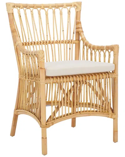 Safavieh Zorianna Dining Chair With Cushion In Brown