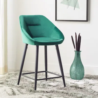 Safavieh Zorica Counter Stool In Green