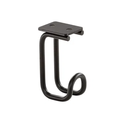 Safco 6-pack Accessory Hooks Black