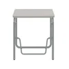 Safco Alphabetter 2.0 Height - Adjustable Student Desk With Pendulum Bar 29"-43" - Gray