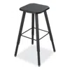 Safco Alphabetter Adjustable-height Student Stool, Backless, Supports Up To 250 Lb, 35.5" Seat Height, Bla