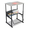 Safco Alphabetter Desks, 28" X 20" X 26" To 42", Beige