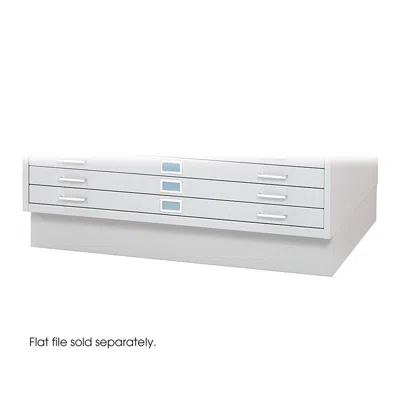 Safco Closed Base For 4994 White In Blue