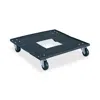 Safco Heavy-duty Stacking Chair Cart - 300 Lb Capacity - 3" Caster Size - Steel - X 23.1" Width X 23.1" De
