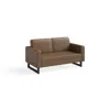 Safco Lounge Settee - Cognac In Brown