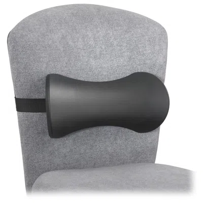Safco Memory Foam Lumbar Support Backrest - Black