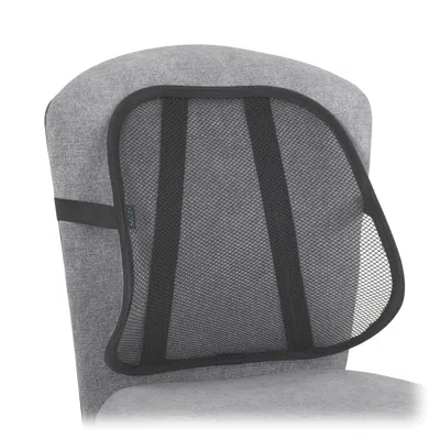 Safco Mesh Backrest -black In Gray