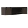 Safco Mirella 72" Wall-mounted Hutch With Sliding Wood Doors - Southern