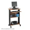 Safco Muv Stand-up Desk Cherry/black