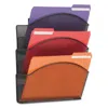 Safco Onyx Mesh Wall Pockets, 3 Sections, Letter Size, 12" X 3.25" X 17.25", Black In Multi
