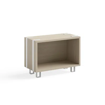 Safco Ready Home Office Stackable Storage, 17.25"h - In Gray