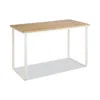 Safco Steel Desk, 47.25" X 24" X 28.75", Beech/white
