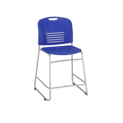 Safco Vy Counter Height Chair In Blue