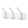 Safco Wall Rack Coat Hook, 3 Hook - Each In White