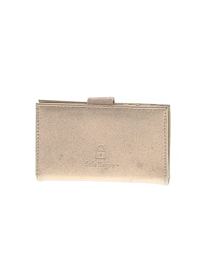 Pre-owned Safe Keeper Wallet In Gold