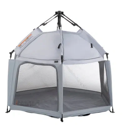 Safety 1st Instapop 4.73' X 4.1' Indoor/outdoor Use Plastic Pop-up Play Tent In Gray
