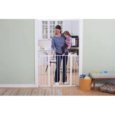 Safety 1st Safety 1ˢᵗ® Easy Install Tall & Wide Baby Gate In White