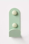 Saffran Everyday Powder-coated Flip Wall Hook In Green