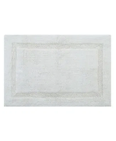 Saffron Fabs Regency Non Skid Cotton Bath Rugs In Gray
