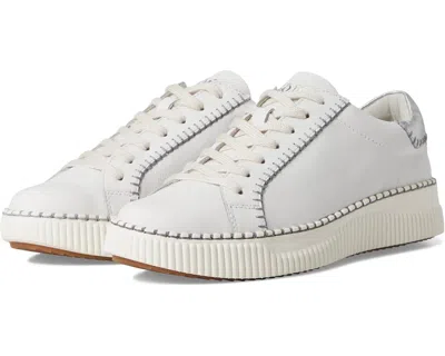 Sã¶fft Sofft Frazier Sneakers Women's Us White Leather Baseball Stitch Shoes Zogg1819 In Neutral