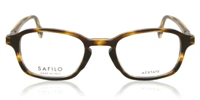 Safilo Buratto 04 Kvi Occhiali Da Vista Tartarugatishell Per Uomo (solo Montatura) In Brown