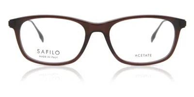 Safilo Calibro 04 09q Occhiali Da Vista Marroni Per Uomo (solo Montatura) In Brown