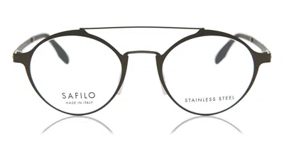 Safilo Canalino 01 R80 Occhiali Da Vista Grigi Per Uomo (solo Montatura) In Gray