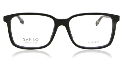 Safilo Lastra 01 807 Occhiali Da Vista Neri Per Uomo (solo Montatura) In Black