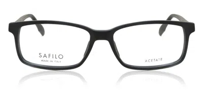 Safilo Lastra 02 003 Occhiali Da Vista Neri Per Uomo (solo Montatura) In Black