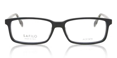Safilo Lastra 02 Pjp Men's Glasses Black Size 56 - Free Lenses - Blue Light Block Available